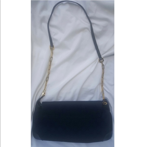 GUCCI TOM FORD Black Suede Flap Med Bag Chain RARE - Picture 11 of 13